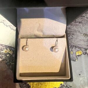 Pearl Earrings with Clip On Screw